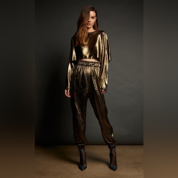 New! Nonchalant Chiara Top Bronze NWT ✨ sz Small - Picture 1 of 13